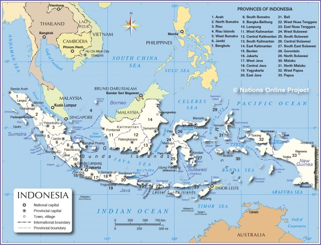 indonesia map